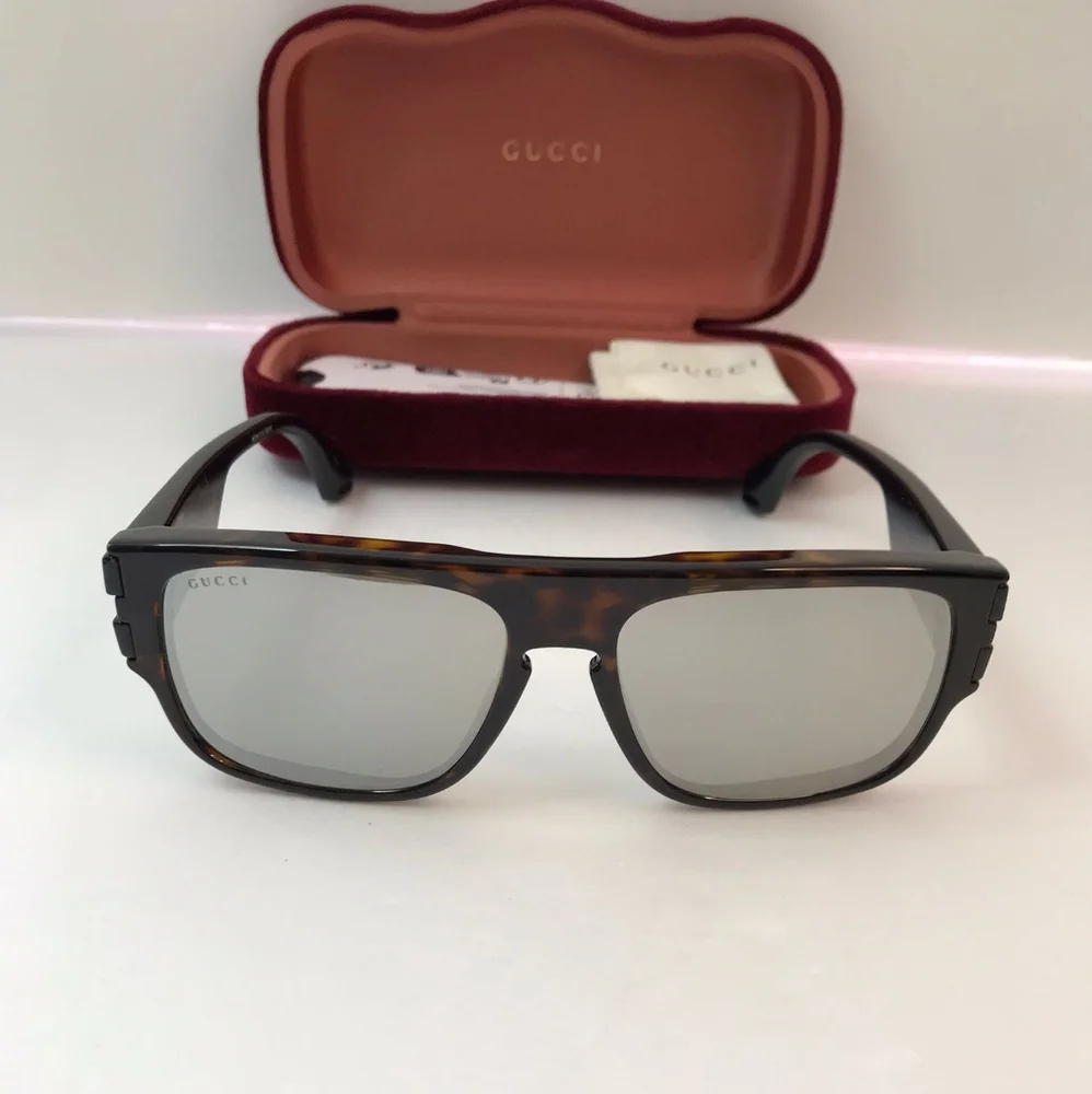 💯 original GUCCI SQUARE-FRAME ACETATE SUNGLASSES GG0664S-004 UNISEX